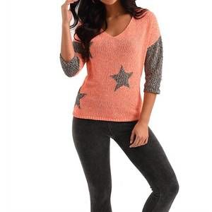 NEW FRENCH KYSS mia star crochet top in melon